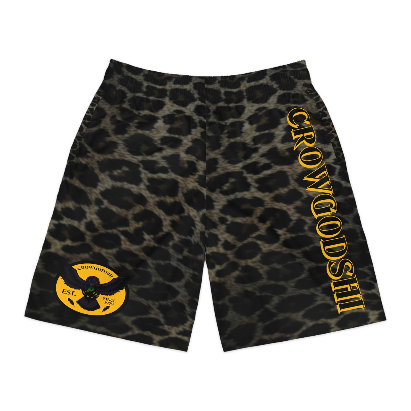 Crowgodshi Men's Hawaiian Jaguar Shorts