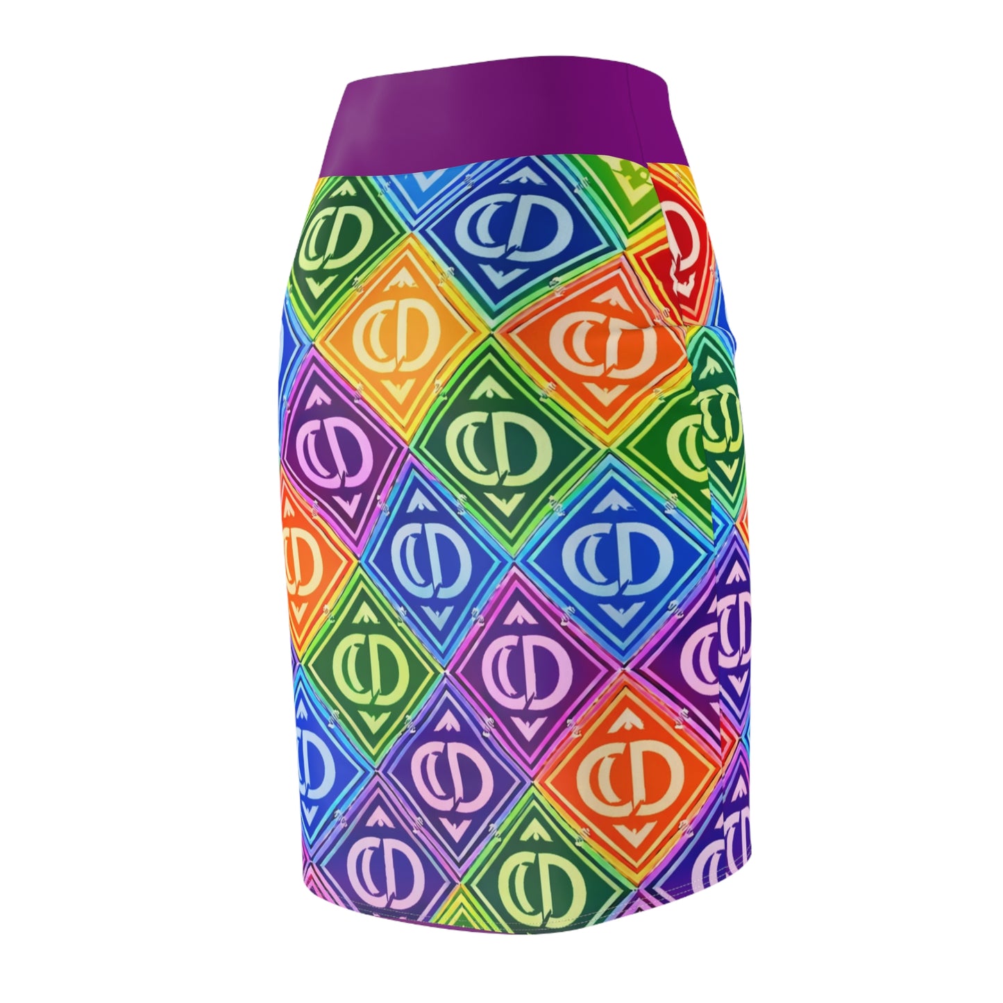 Crowgodshi Designer Women's Pencil Skirt