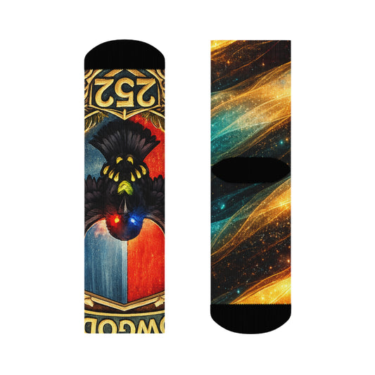 Crowgodshi 252 Legend Crew Socks - Perfect for Everyday Comfort & Fashion