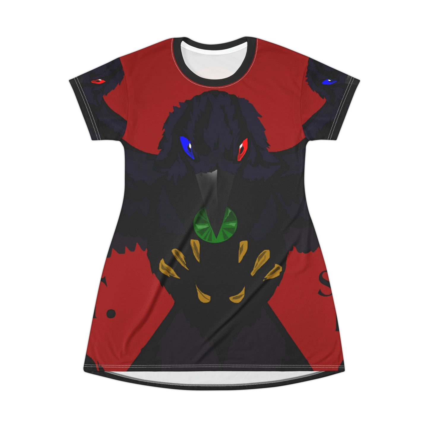 Crowgodshi First Generation T-Shirt Dress, BURGUNDY LOGO