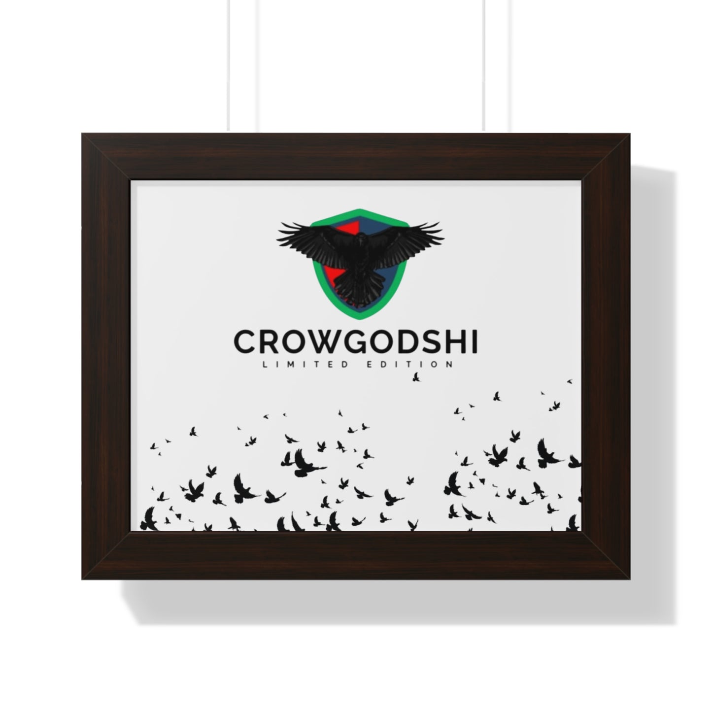 Limited Edition Crowgodshi Framed Horizontal Poster
