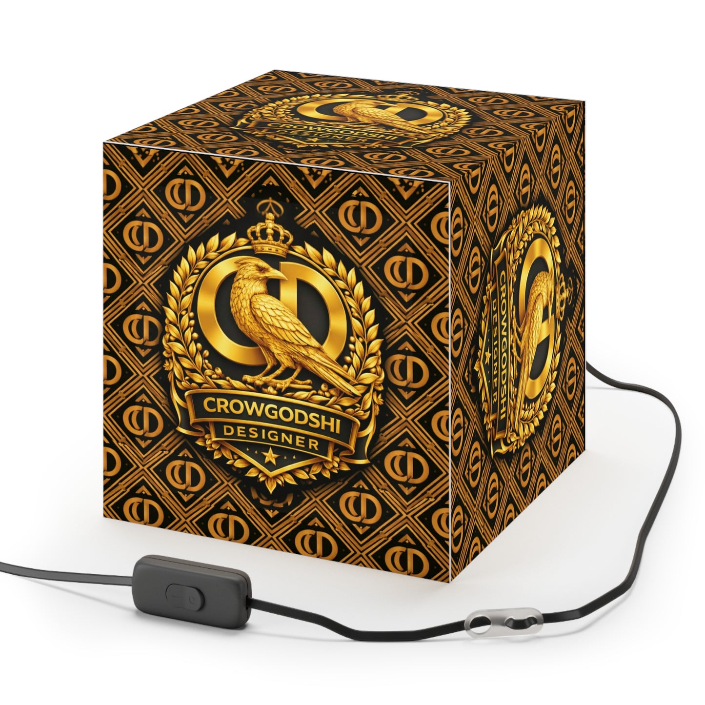Crowgodshi Designer Cube Lamp