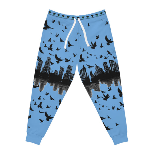 Crowgodshi Designer Blue Moonlight Joggers
