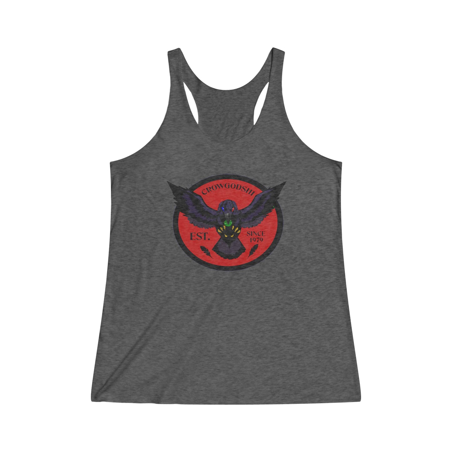 Women's Crowgodshi First Generation Limited Edition Tank Top, BURGUNDY LOGO