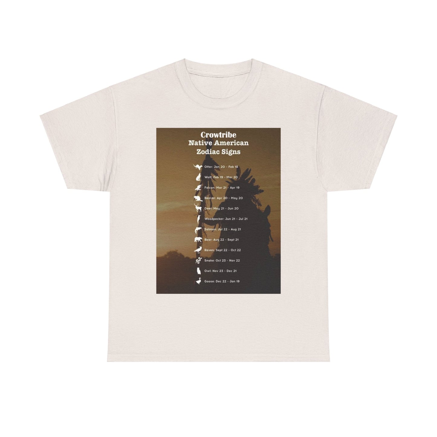 Crowgodshi "Native American Zodiacs" Gic Crow Edition T-Shirt