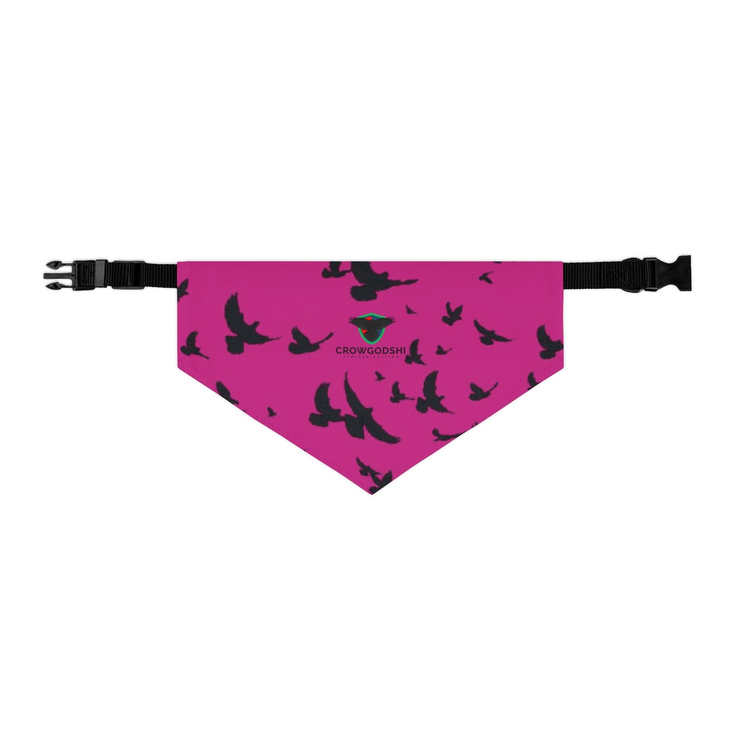 Blue Bird Pattern Pet Bandana Collar for Stylish Dogs