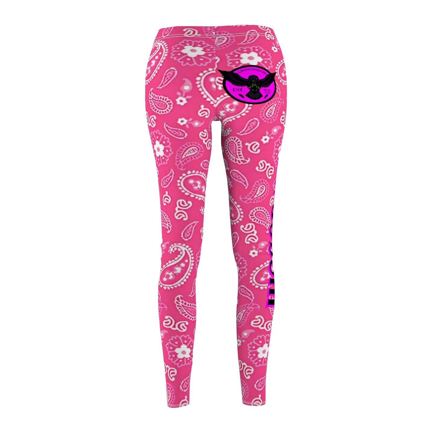 Women's Crowgodshi Pink Colors Leggings