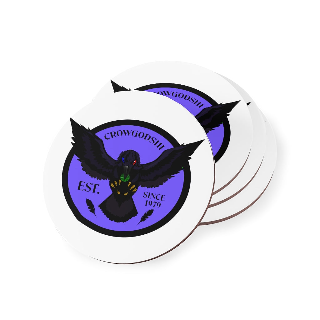 Crowgodshi Coasters, PURPLE LOGO