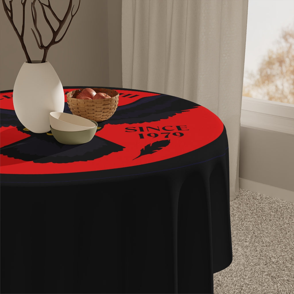 Crowgodshi Table Cloth, RED LOGO
