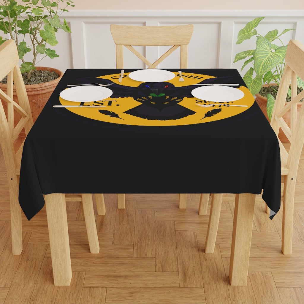 Crowgodshi Table Cloth, GOLD LOGO