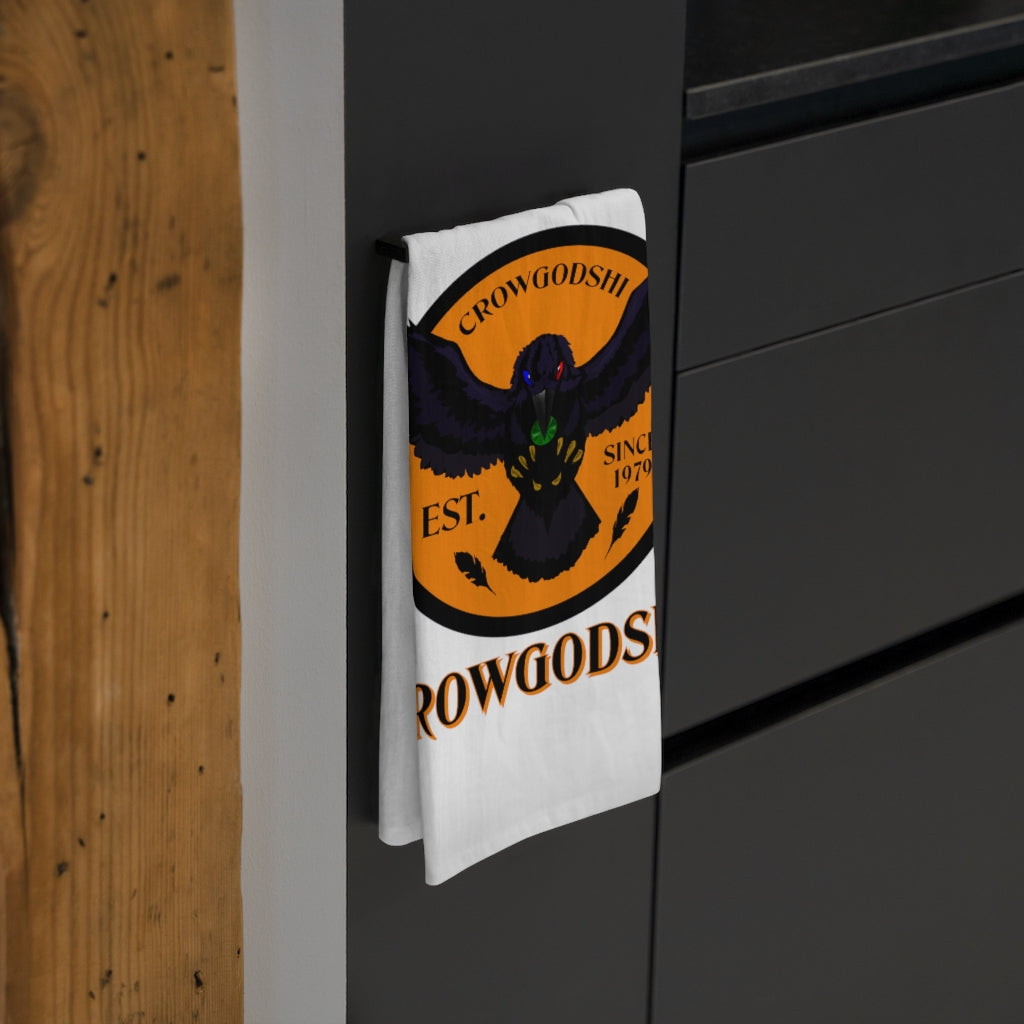 Crowgodshi Kitchen Towel, ORANGE LOGO
