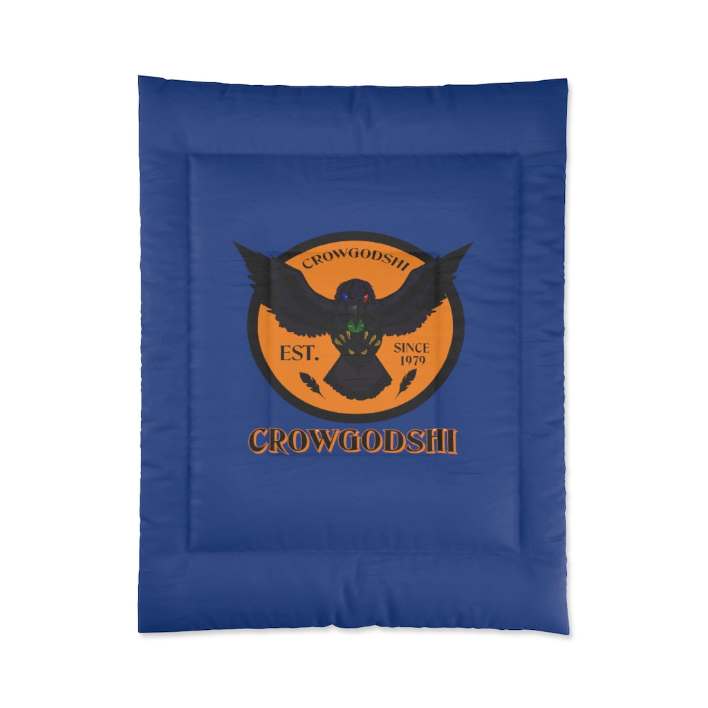 Crowgodshi First Generation Comforter, ORANGE LOGO