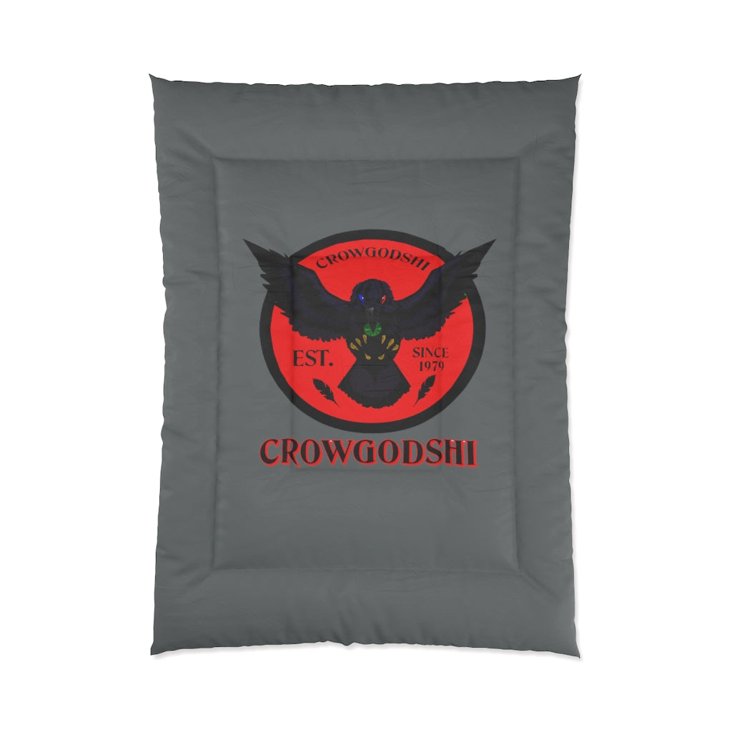 Crowgodshi First Generation Comforter, RED LOGO