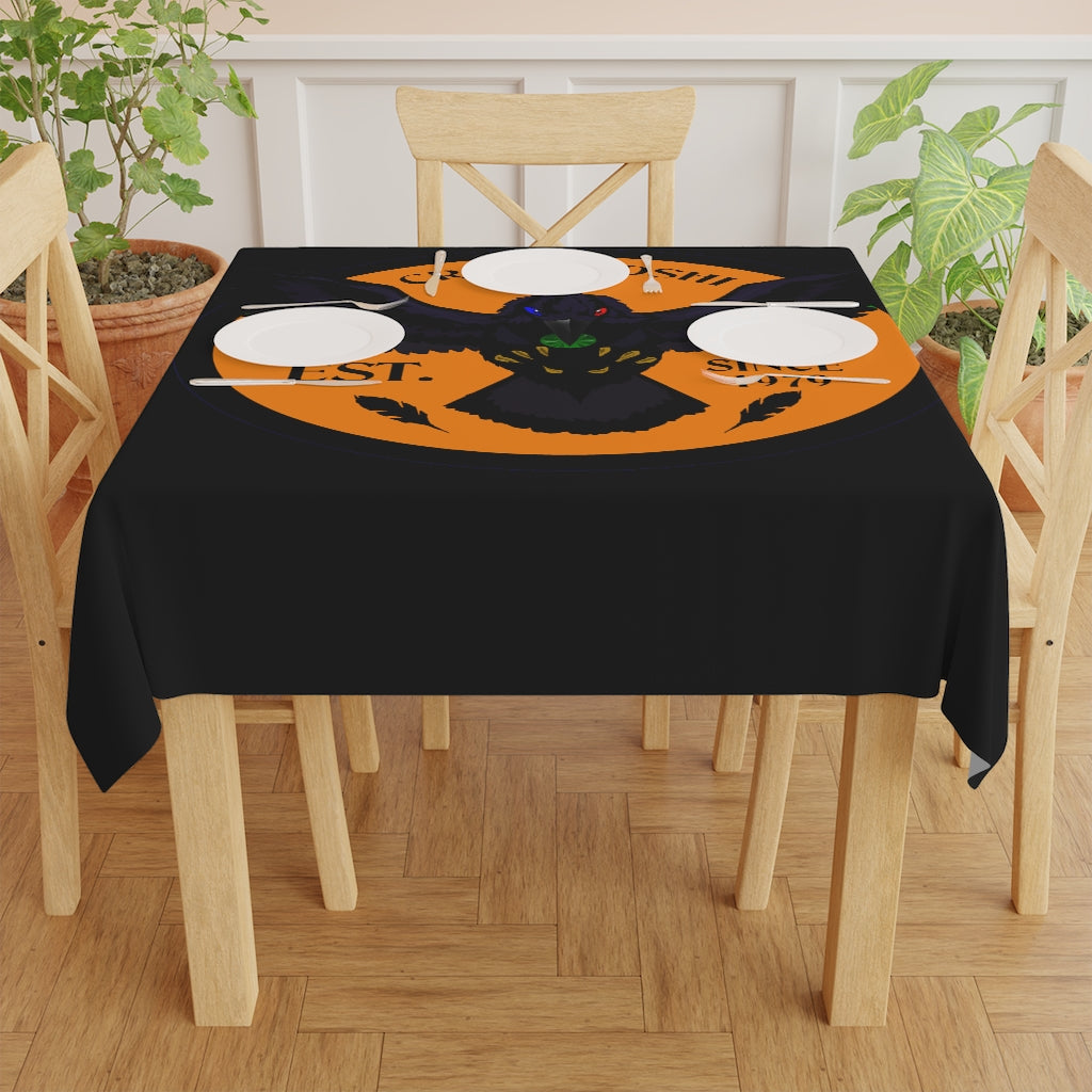 Crowgodshi Table Cloth, ORANGE LOGO