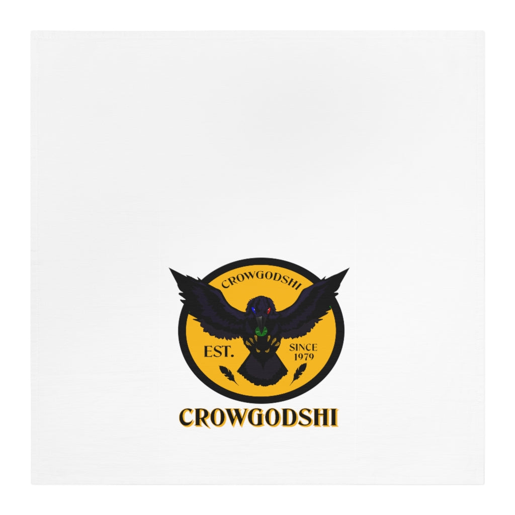 Crowgodshi Kitchen Towel, GOLD LOGO