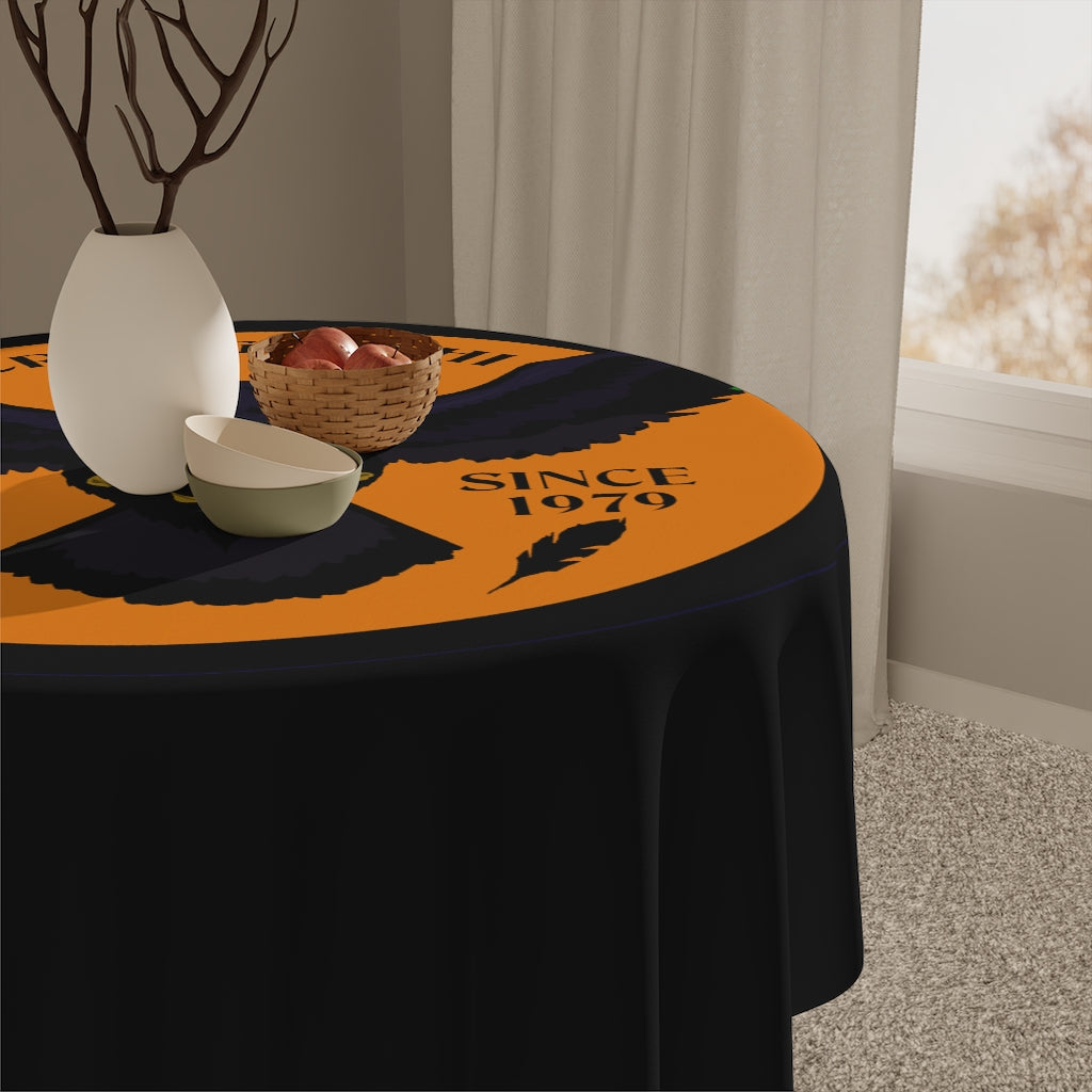 Crowgodshi Table Cloth, ORANGE LOGO