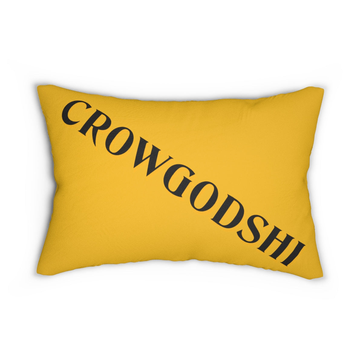 Crowgodshi First Generation Lumbar Pillow, GOLD LOGO