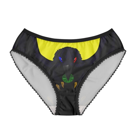 Women's Crowgodshi First Generation Limited Edition Panties, YELLOW LOGO