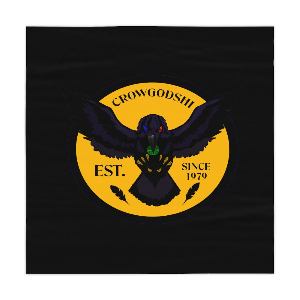 Crowgodshi Table Cloth, GOLD LOGO