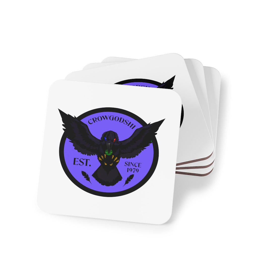 Crowgodshi Coasters, PURPLE LOGO