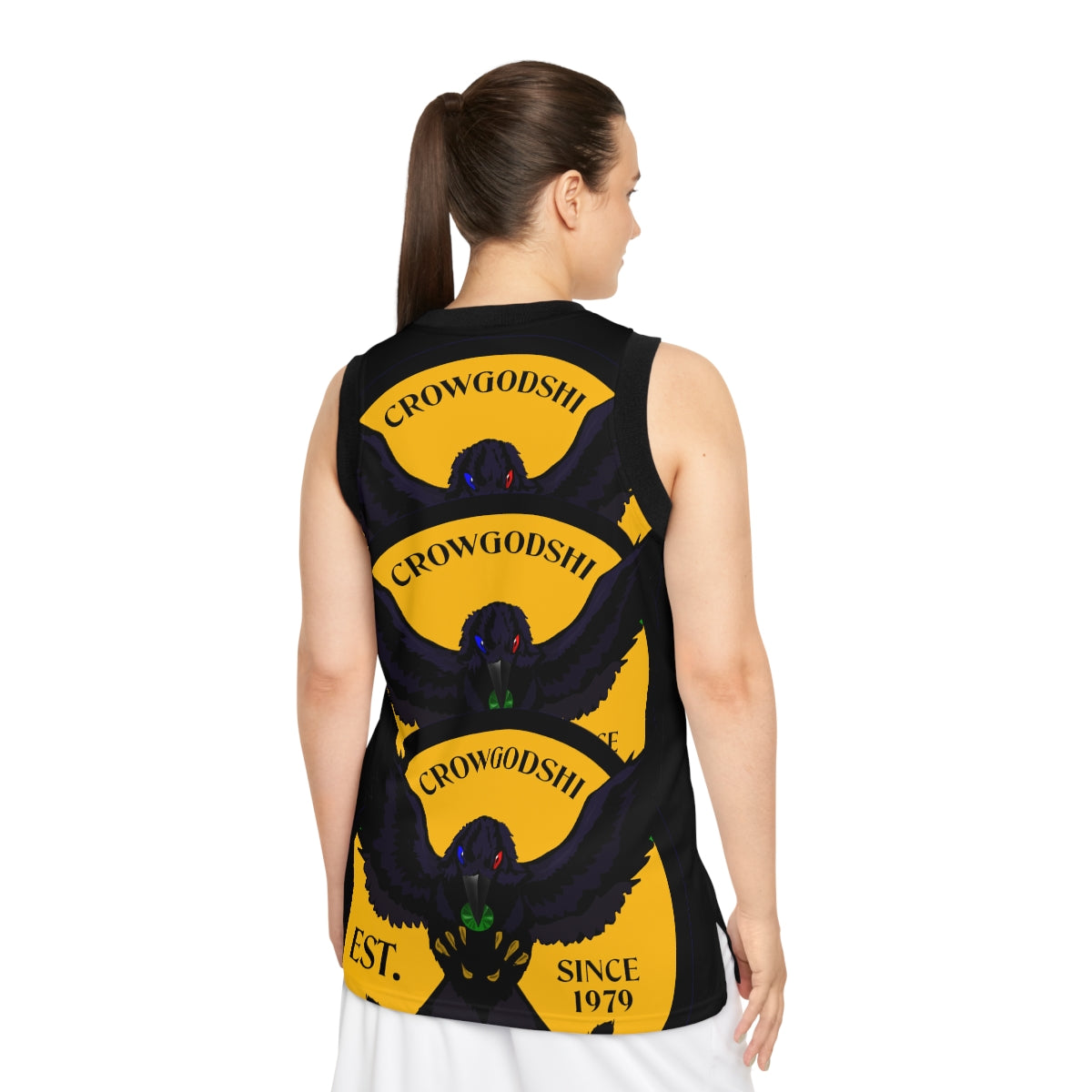 Special Edition Crowgodshi Designer Basketball Jersey, GOLD LOGO