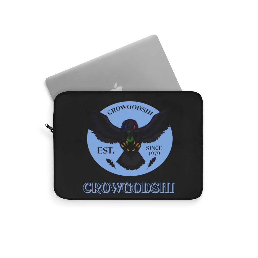 Crowgodshi First Generation Laptop Sleeve, CAROLINA BLUE LOGO