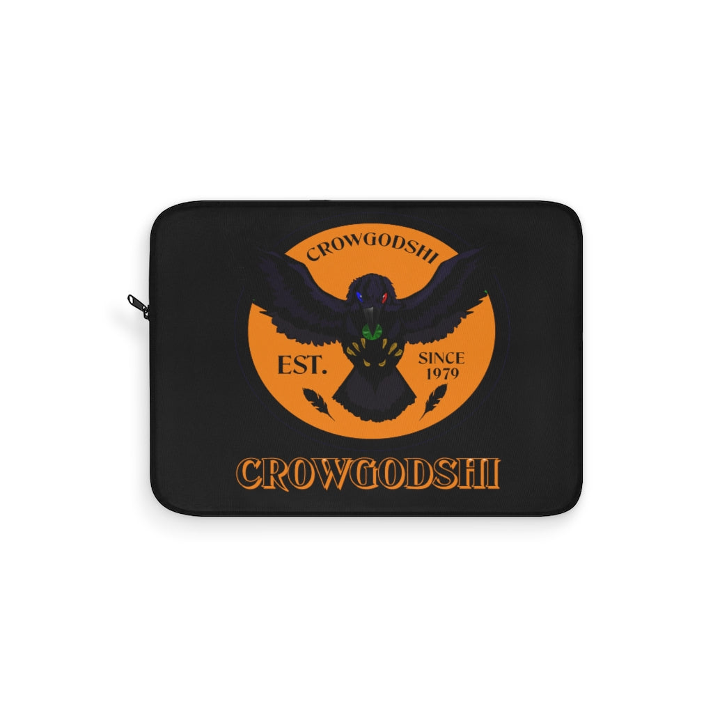 Crowgodshi First Generation Laptop Sleeve, ORANGE LOGO