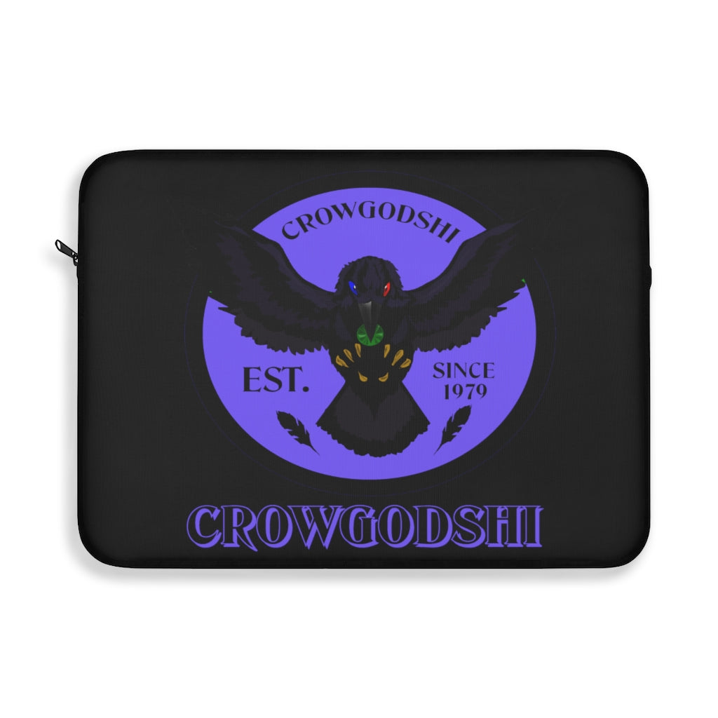 Crowgodshi First Generation Laptop Sleeve, PURPLE LOGO