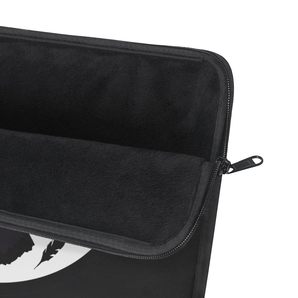 Crowgodshi First Generation Laptop Sleeve, WHITE LOGO