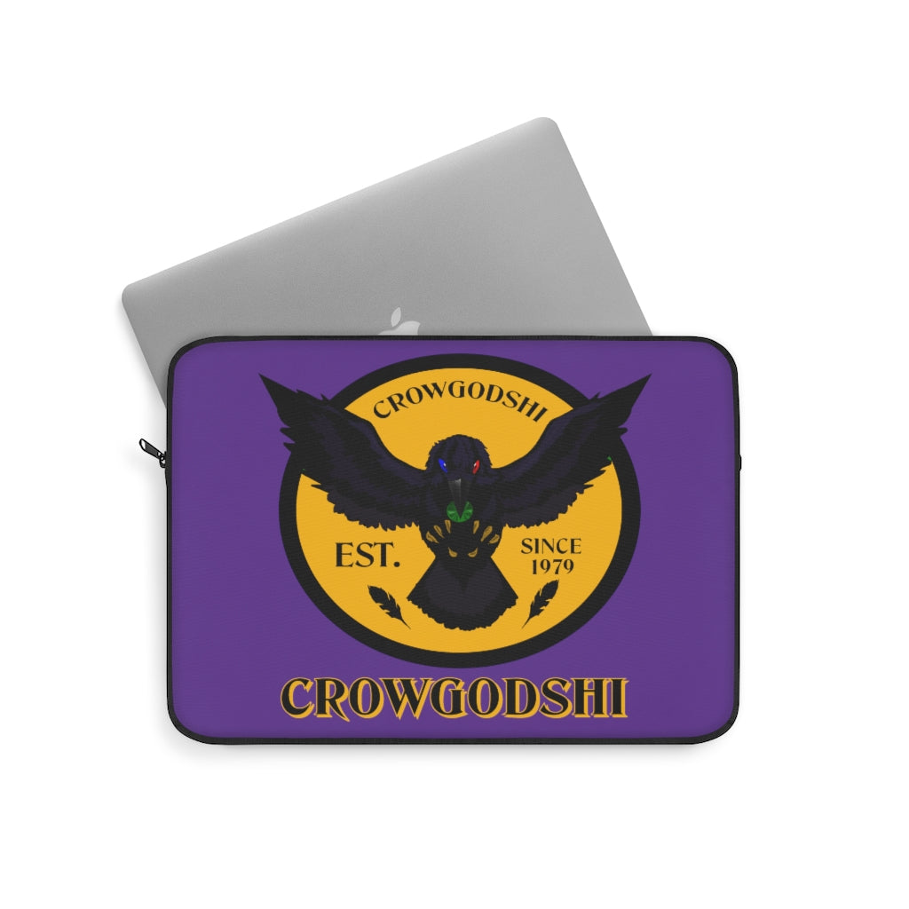 Crowgodshi Purple & Gold ECU Edition Laptop Sleeve