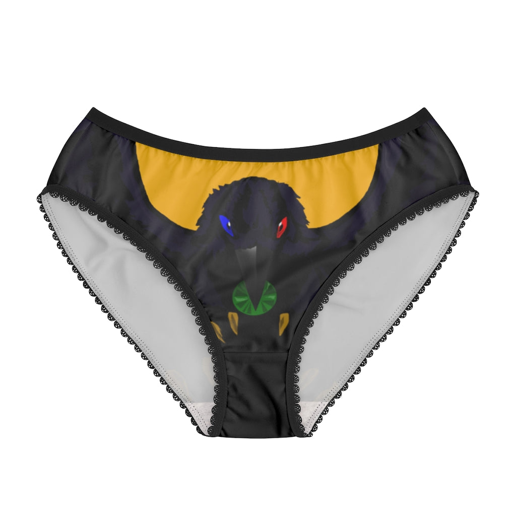Women's Crowgodshi First Generation Limited Edition Panties, GOLD LOGO