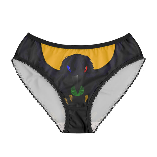 Women's Crowgodshi First Generation Limited Edition Panties, GOLD LOGO
