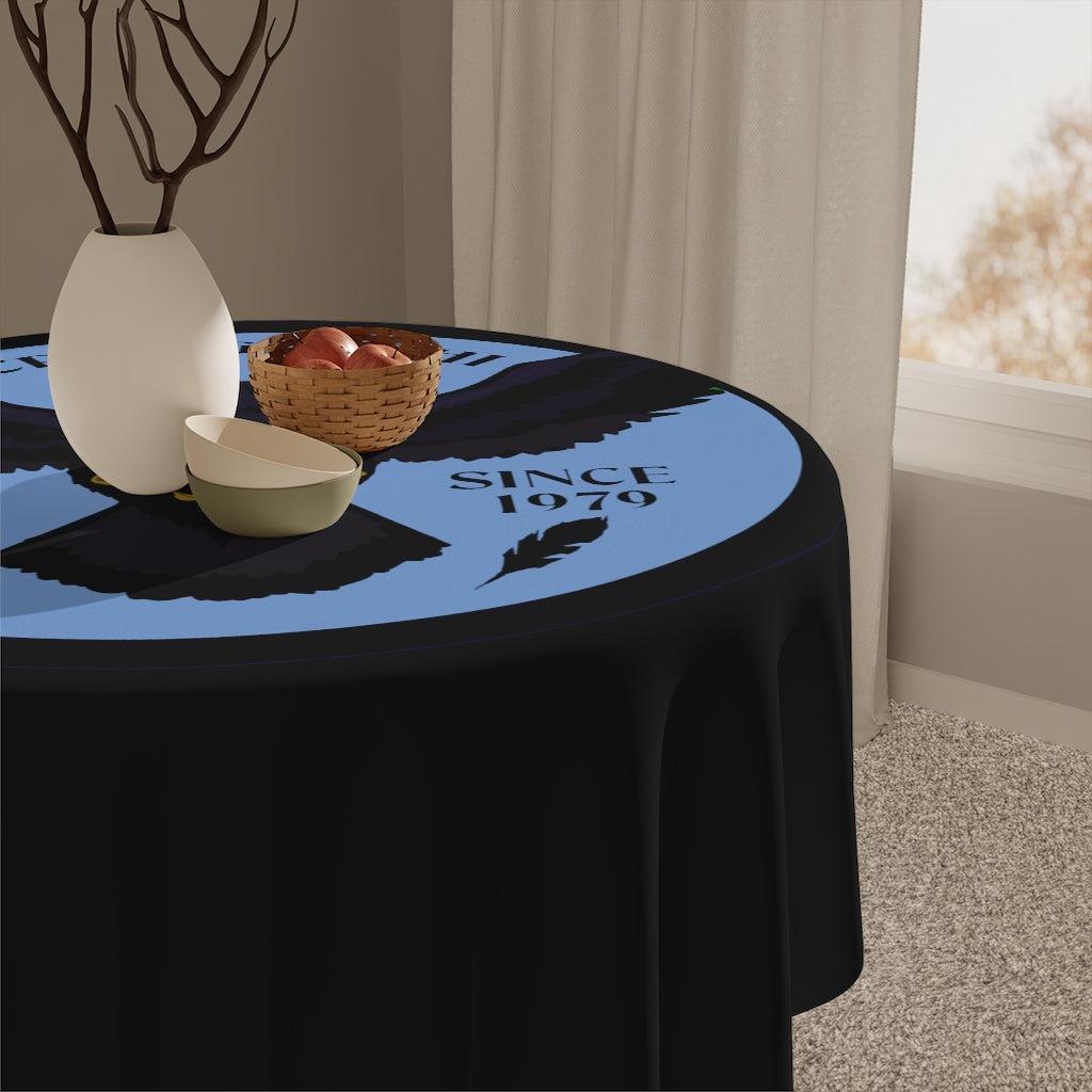 Crowgodshi Table Cloth, CAROLINA BLUE LOGO