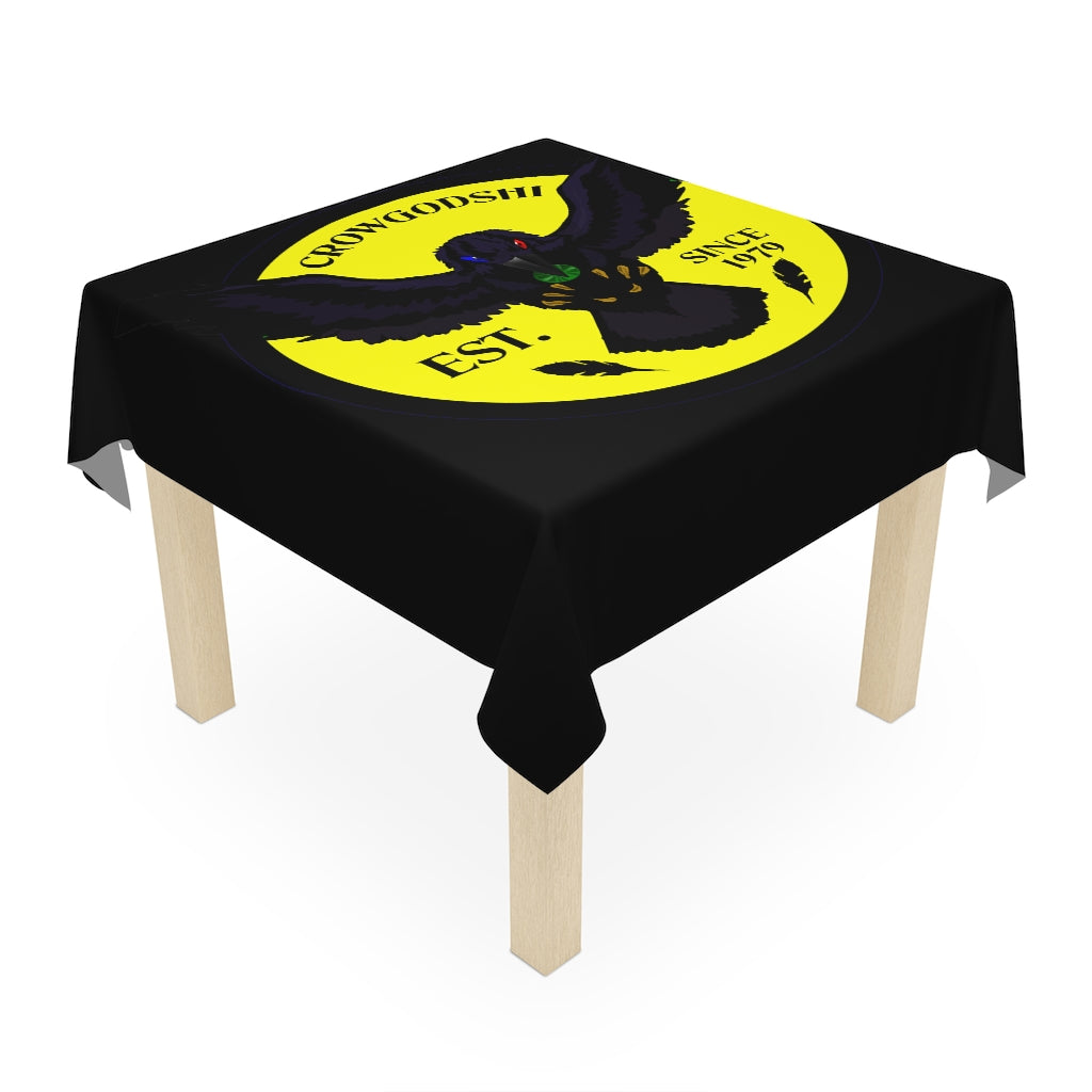 Crowgodshi Table Cloth, YELLOW LOGO
