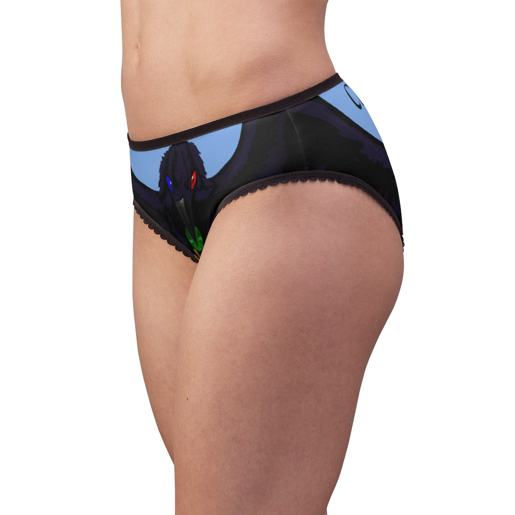 Women's Crowgodshi First Generation Limited Edition Panties, CAROLINA BLUE LOGO