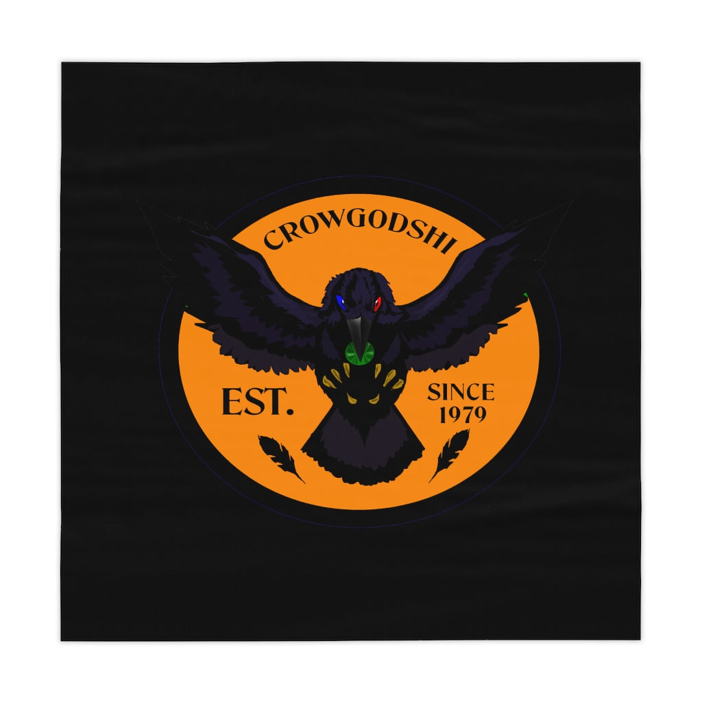 Crowgodshi Table Cloth, ORANGE LOGO