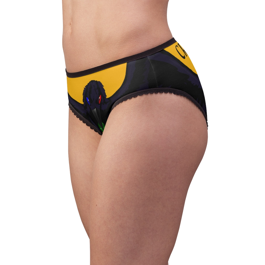 Women's Crowgodshi First Generation Limited Edition Panties, GOLD LOGO