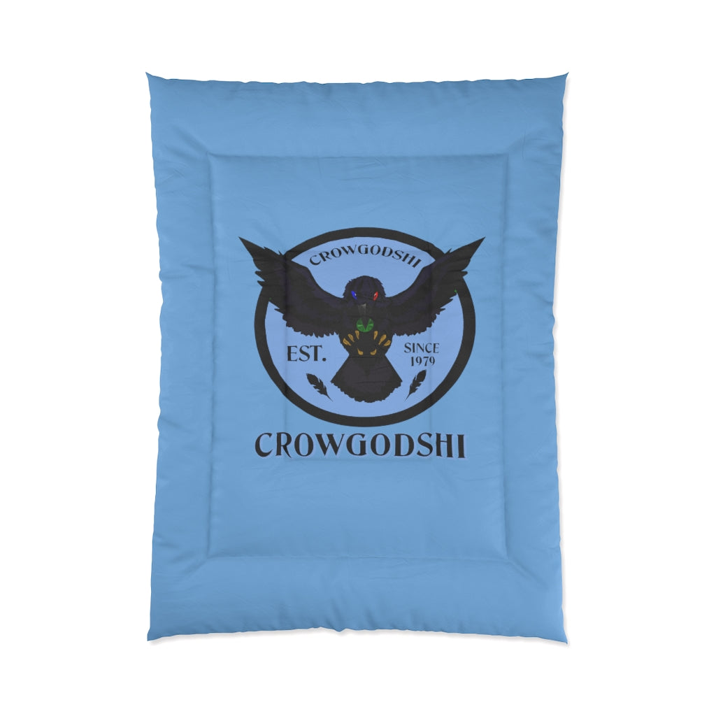 Crowgodshi First Generation Comforter, CAROLINA BLUE LOGO