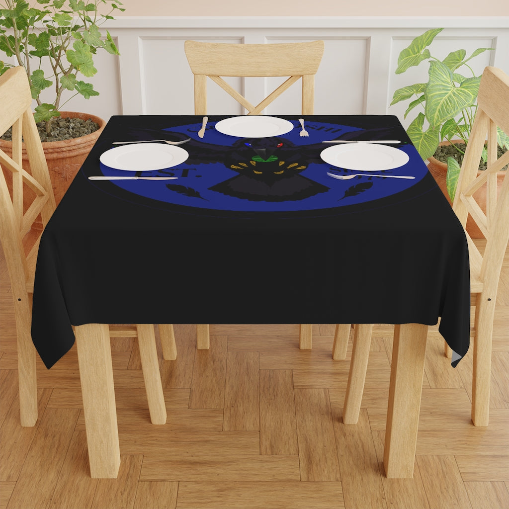 Crowgodshi Table Cloth, DUKE BLUE LOGO