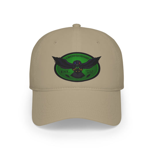Crowgodshi Duckbill Hat, GREEN LOGO