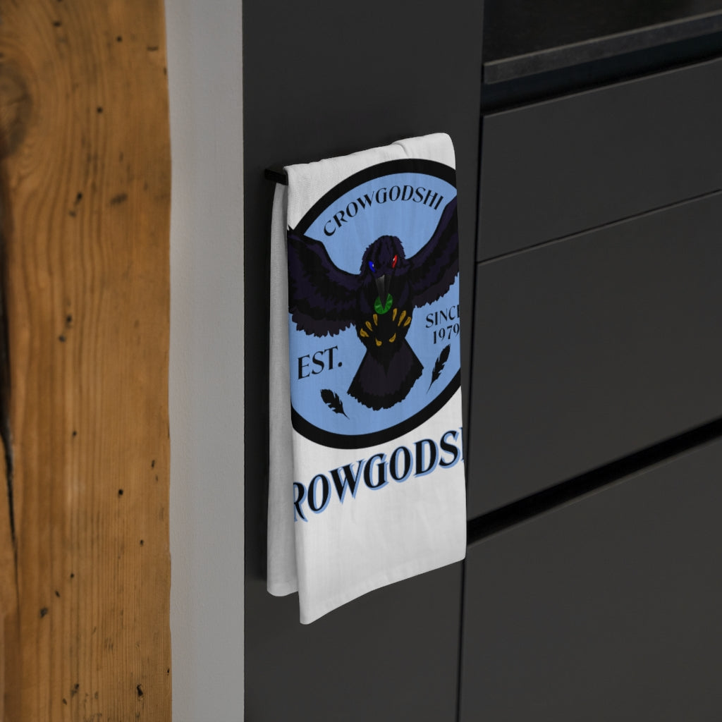 Crowgodshi Kitchen Towel, CAROLINA BLUE LOGO