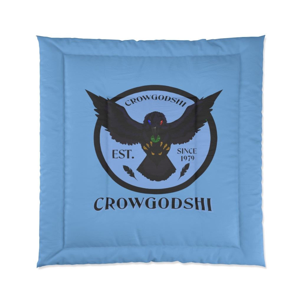 Crowgodshi First Generation Comforter, CAROLINA BLUE LOGO
