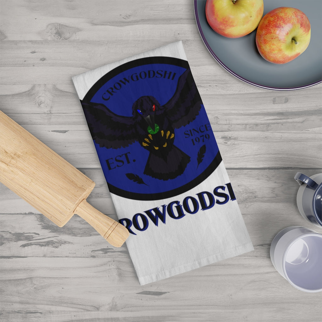 Crowgodshi Kitchen Towel, DUKE BLUE LOGO