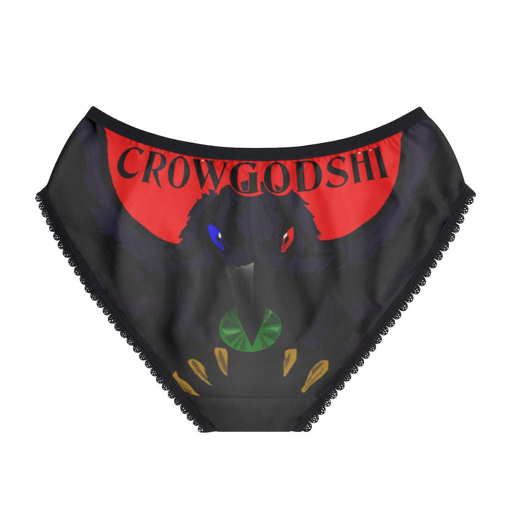 Women's Crowgodshi First Generation Limited Edition Panties, RED LOGO