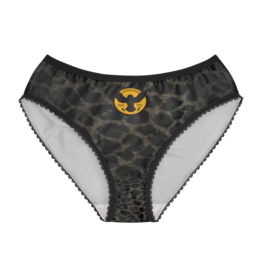 Women's Crowgodshi Jaguar Print Panties