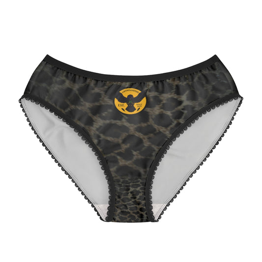 Women's Crowgodshi Jaguar Print Panties