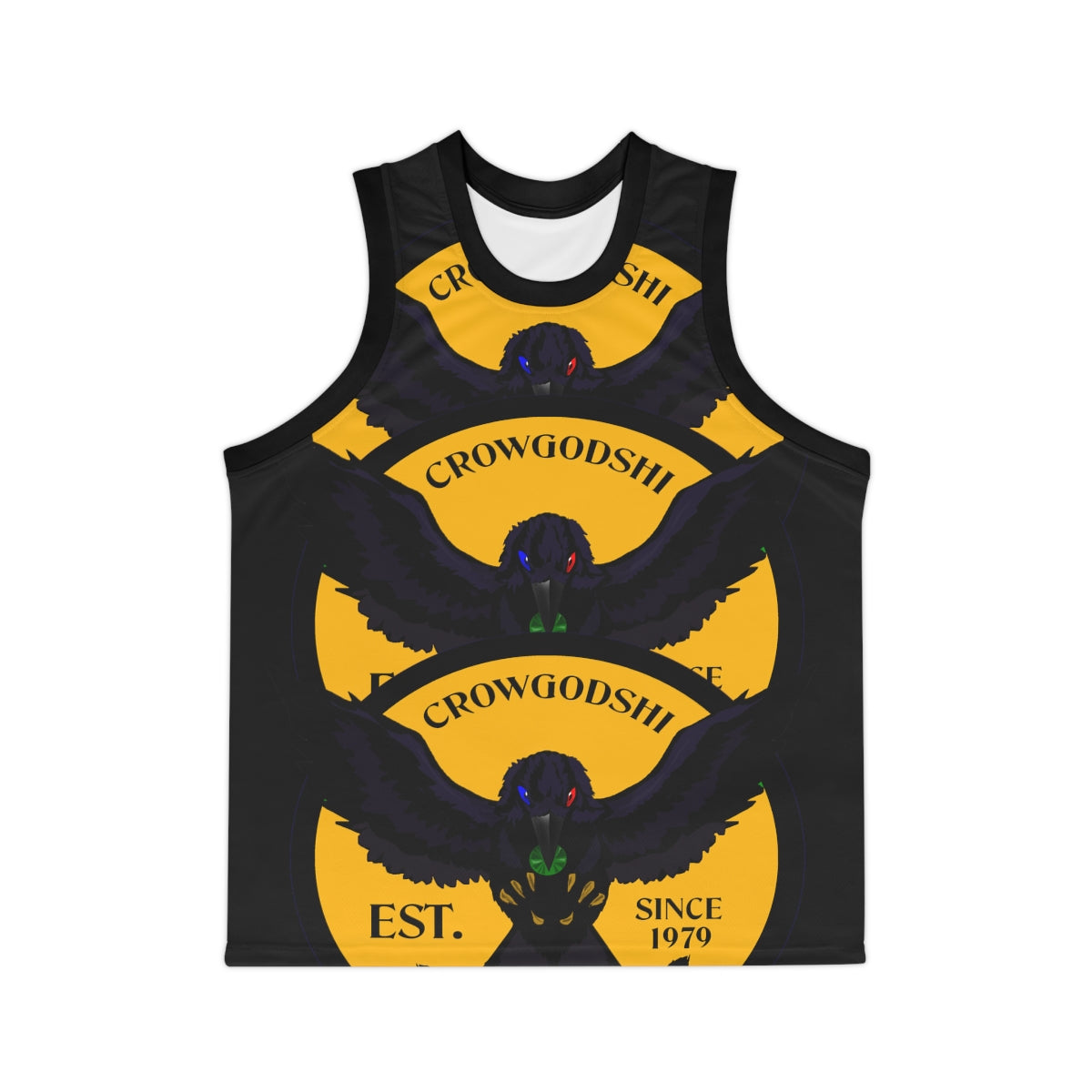 Special Edition Crowgodshi Designer Basketball Jersey, GOLD LOGO
