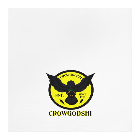 Crowgodshi Kitchen Towel, YELLOW LOGO