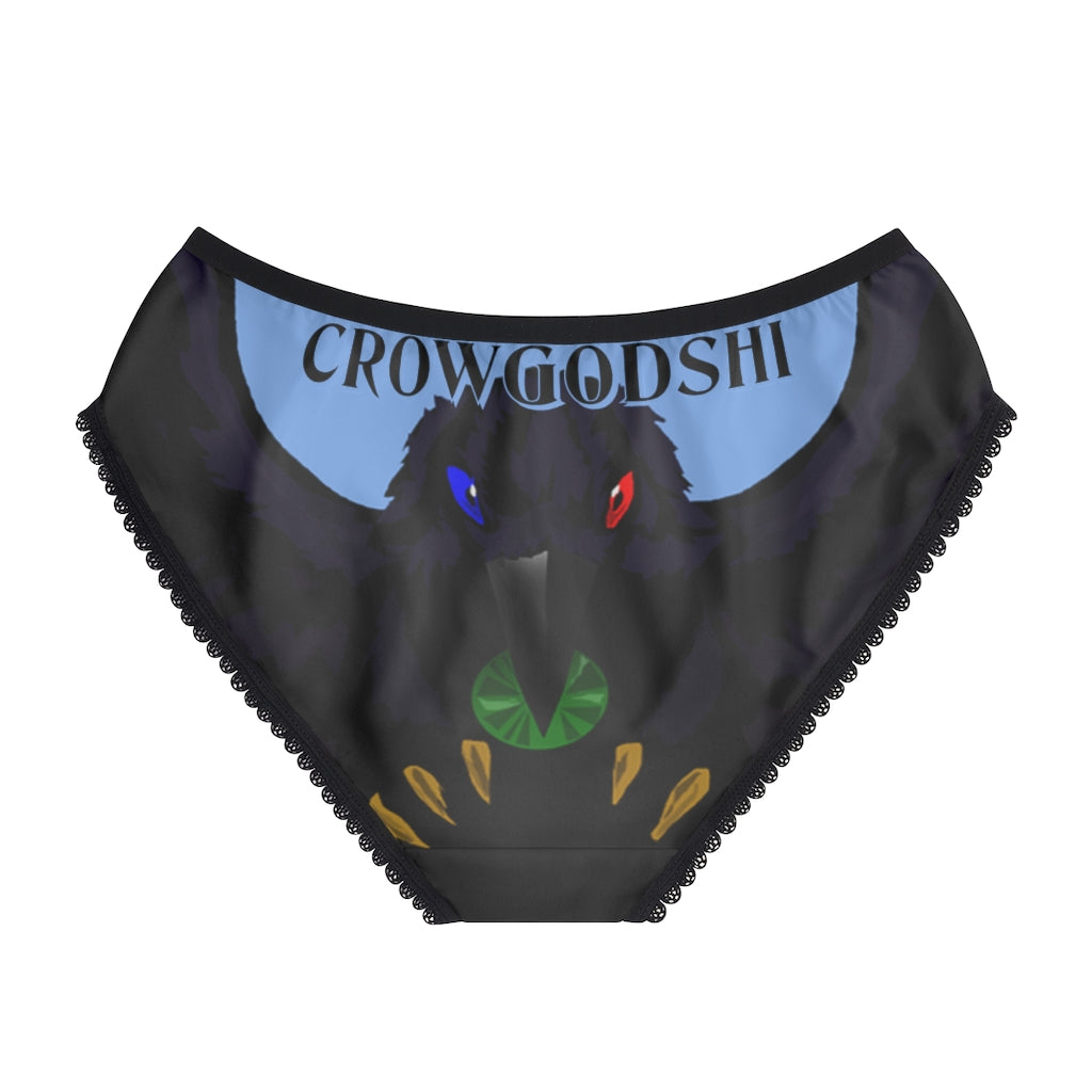 Women's Crowgodshi First Generation Limited Edition Panties, CAROLINA BLUE LOGO