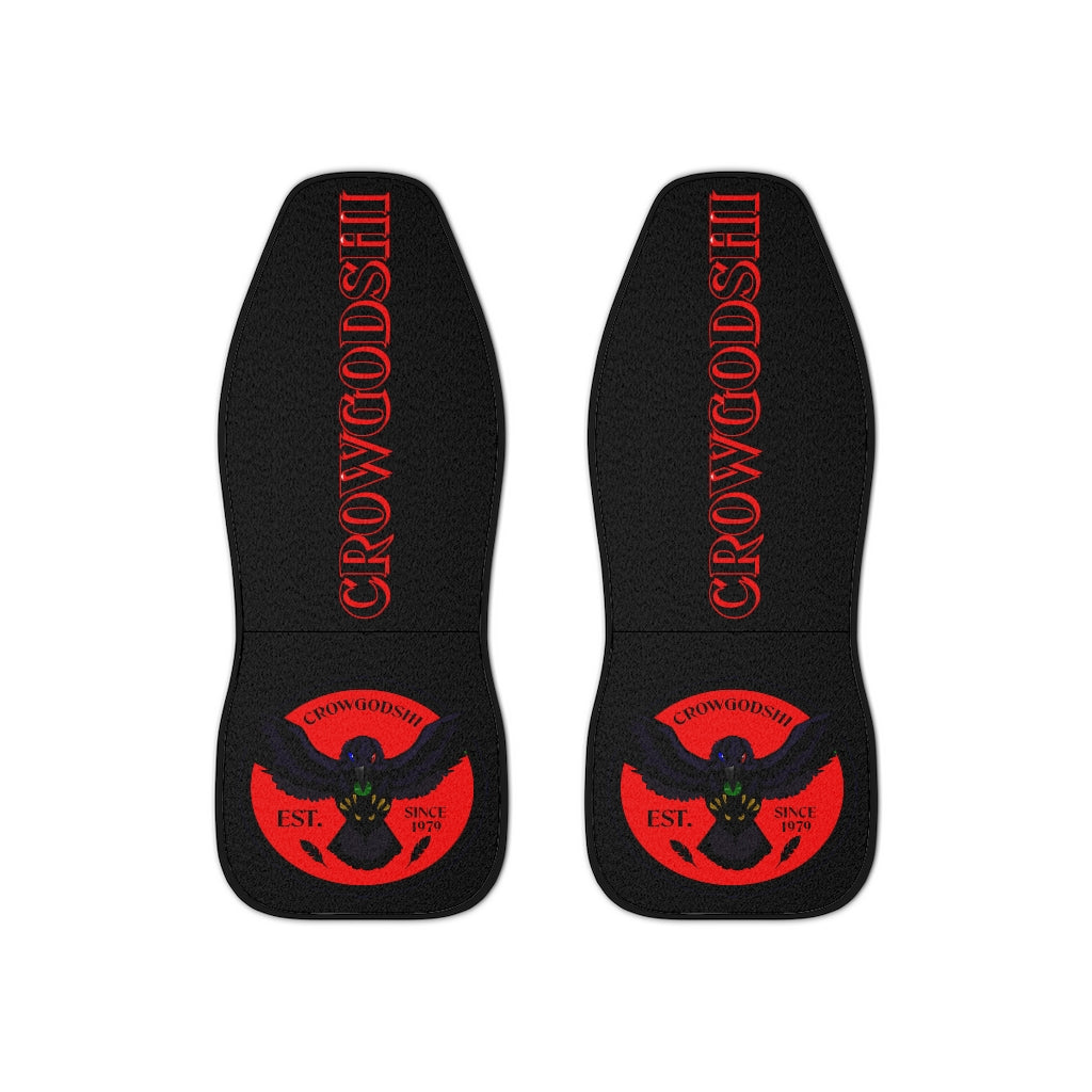 Crowgodshi Car Seat Covers, RED